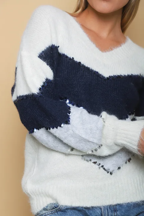 Sweater DARLING Bordado Tricolor GU250642