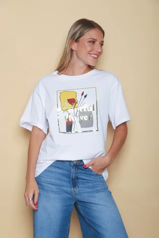 Remeron COLORFULL FLOWER C/ Lentejuelas GU997 - Vista 5