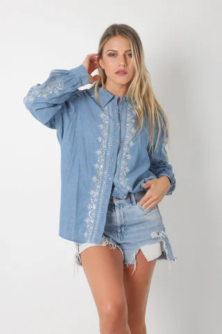  Camisa GRETEL deJean Bordada GU0556 - Vista 6