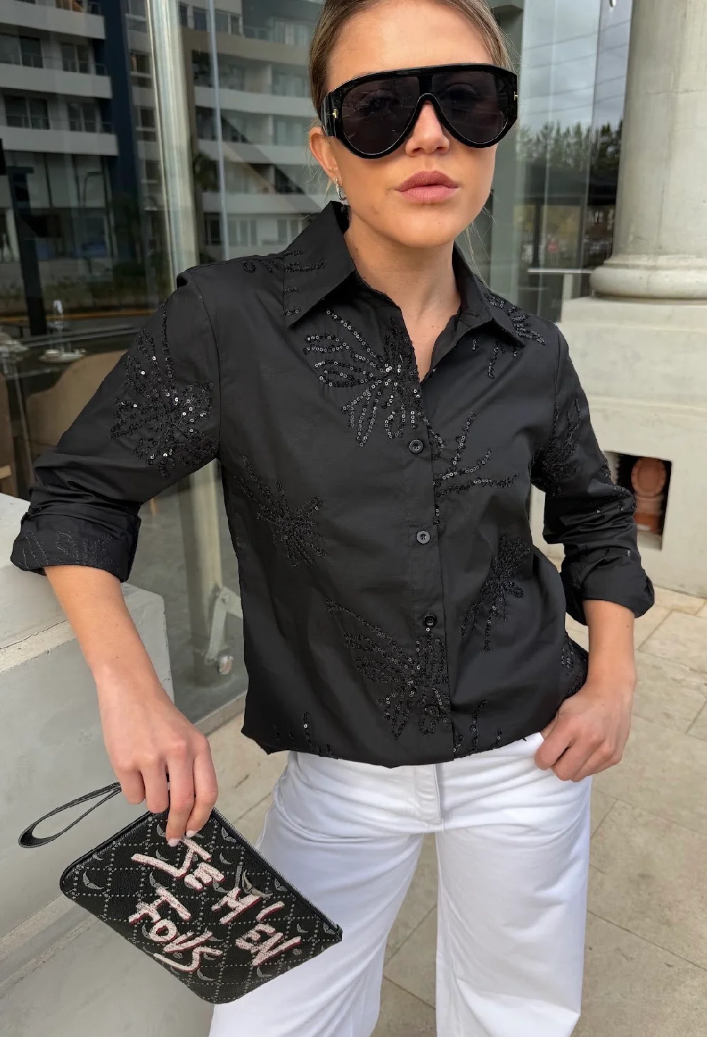 Camisa FLORENTINA Bordada GU278768