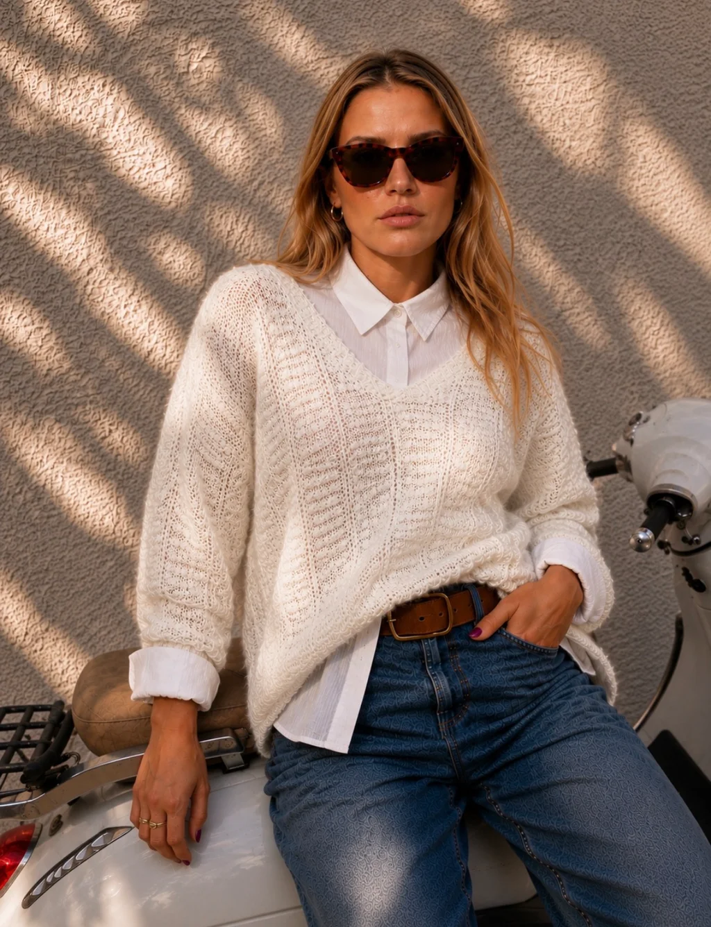 Sweater LAMBI Escote V GU843