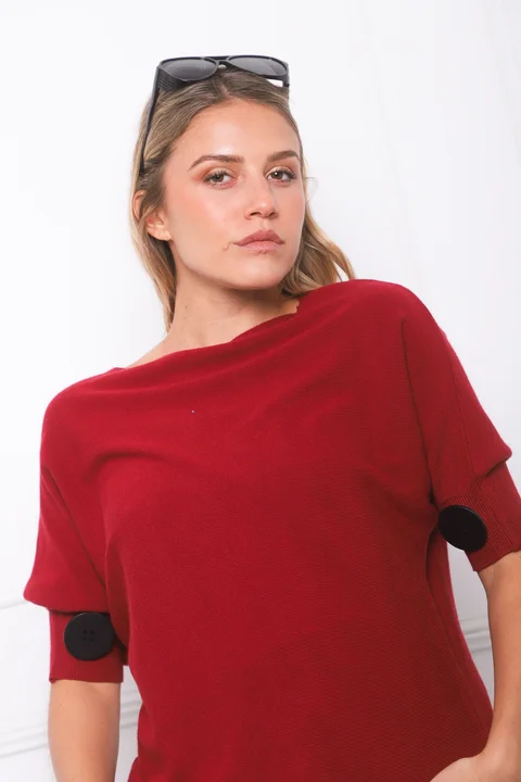 Sweater NICE Bremer Manga 3/4 y Botones GU817