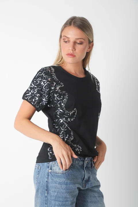 Remera KALSEN C/Lentejuelas GUK70136