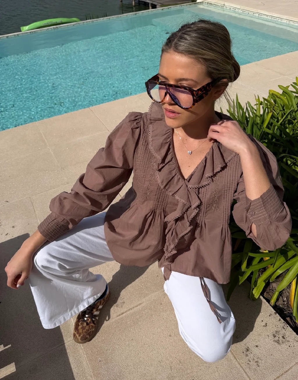 Camisa CARLY Con Volado GU70257