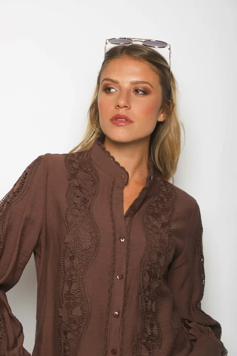 Camisa DOMENICA Bordada GUP33014