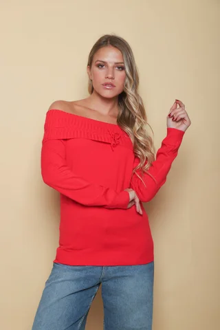Sweater KITY Bremer Cuello Bote c/ Tira GU665 - Vista 5