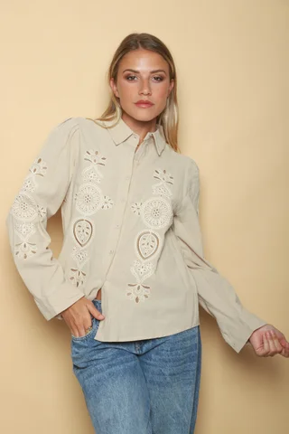 Camisa NERJA Bordada GU0535 - Vista 1