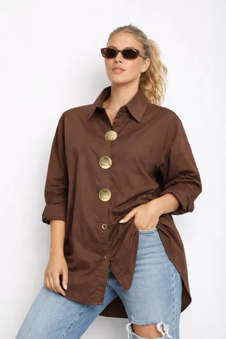 Maxi Blusa CARTER c/pines GUK0572 - Vista 2