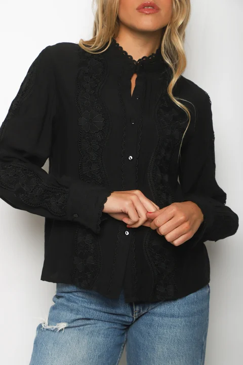 Camisa DOMENICA Bordada GUP33014