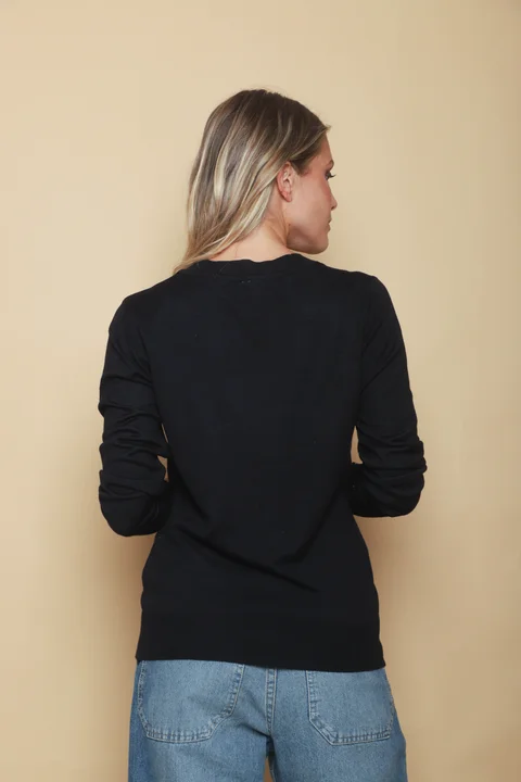 Sweater GUINEA HILO Escote V Media Estacion GUL684