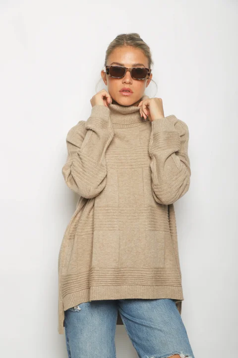 Poleron SAINT OVERSIZE Bremer Tramado GUL803