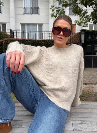 Sweater BLAKE Grueso c/Bordado GU405838 - Vista 3