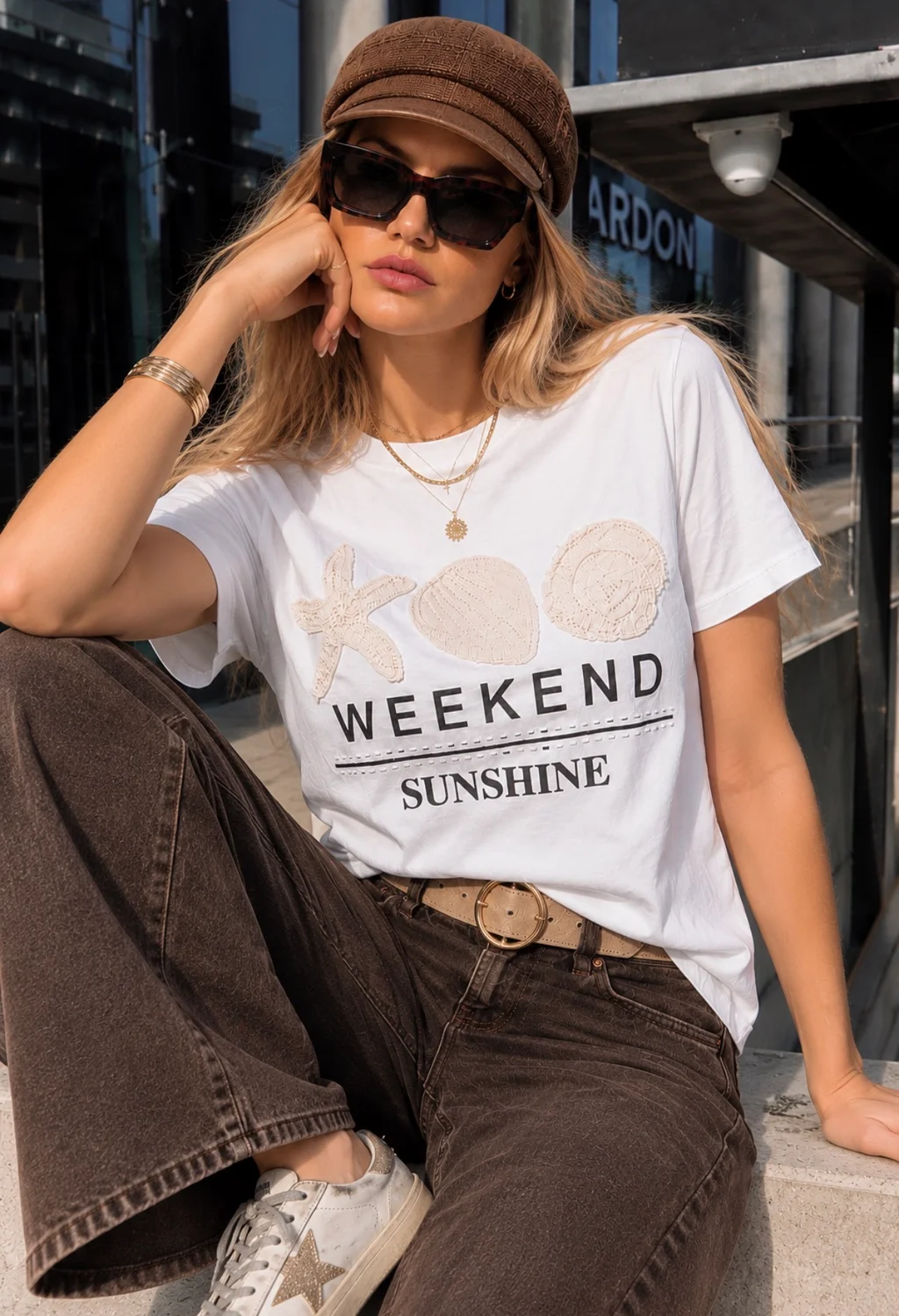 Remera WEEKEND SUNSHINE Bordado GU278761