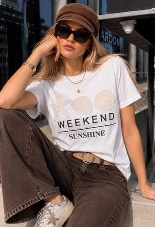Remera WEEKEND SUNSHINE Bordado GU278761 - Vista 5