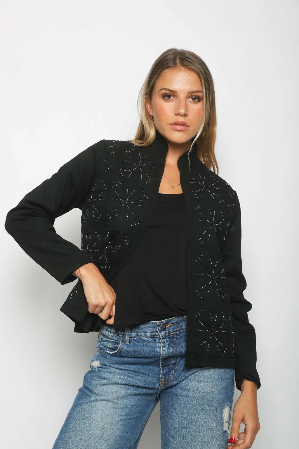 Chaqueta ZAMMA Bordada GU6003