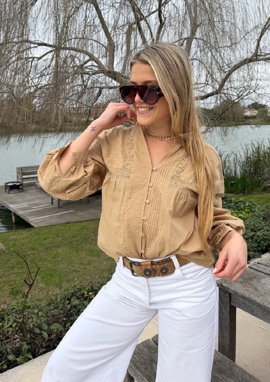 Camisa LORENS Tablitas GU 70259