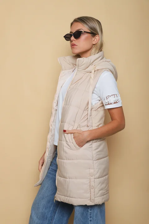 Chaleco Largo Botones ALPES GU98507