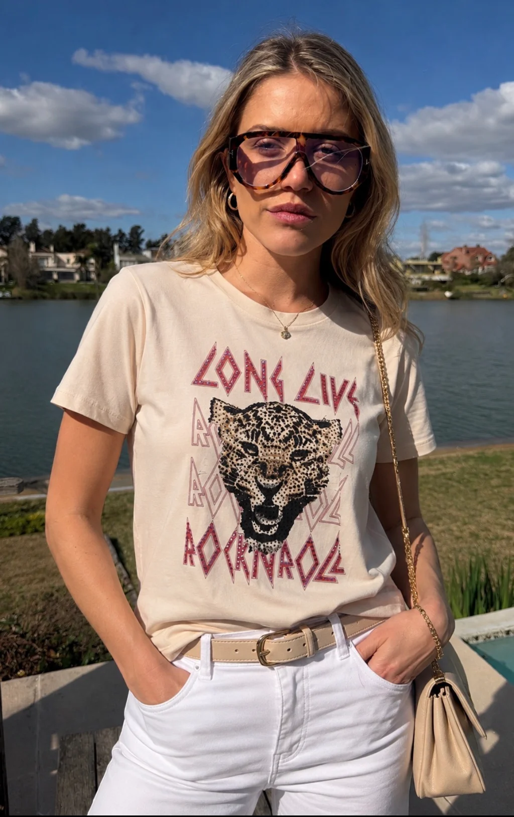 Remera Long Live Rock GU5109