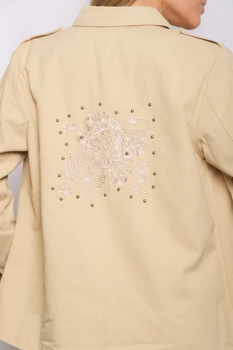  Camisa WANSEL Gabardina Bordada GU70284