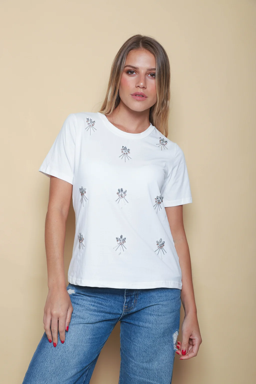 Remera KIARA c/ Piedras y Canutillos GU70124