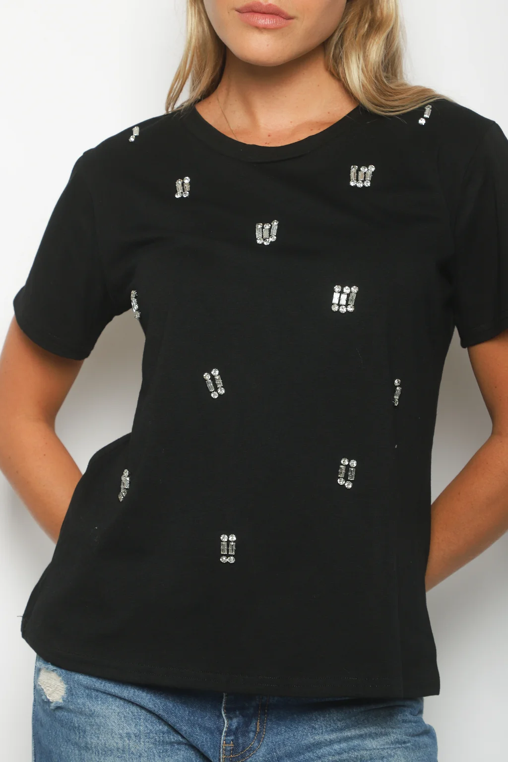 Remera FAIER con Piedras GU70034