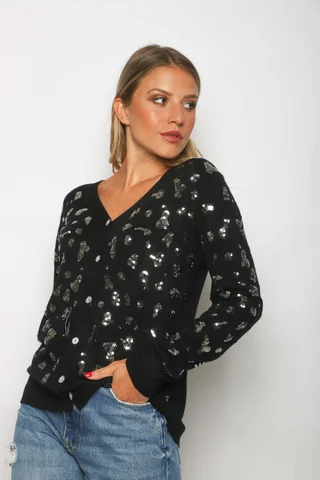 Saco Mollier Lentejuelas GUL567 - Vista 6