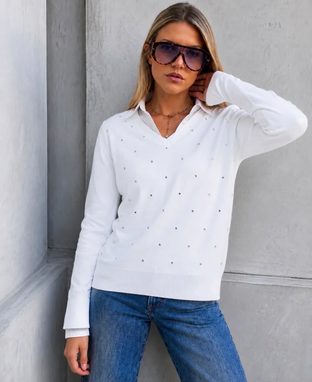 Sweater SENA Bremer c/ Strass GU615