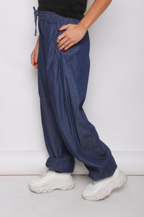 Pantalon Aladin Denim Jogger c/ Bolsillos