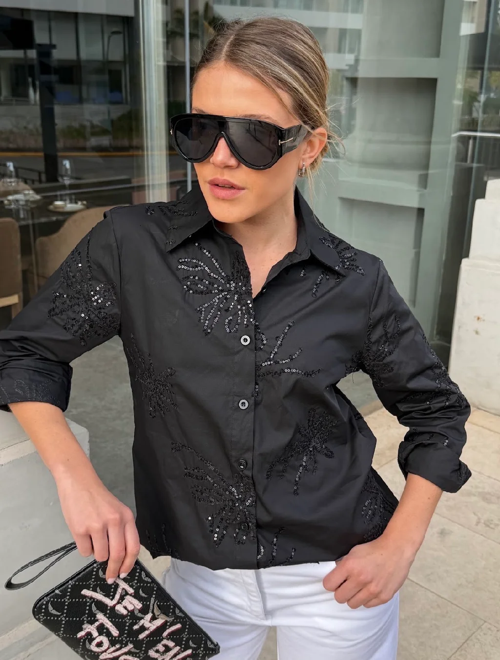 Camisa FLORENTINA Bordada GU278768