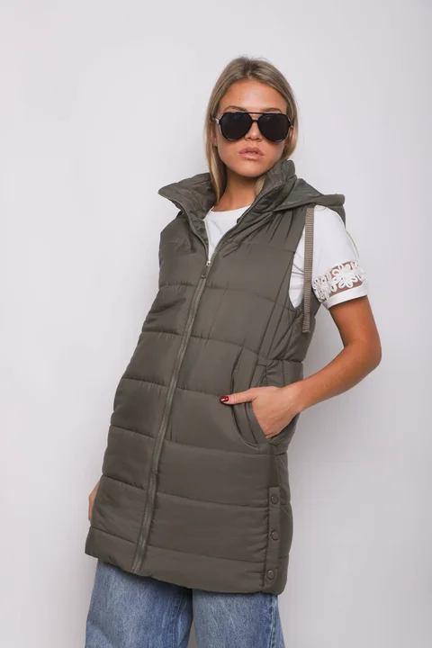 Chaleco Largo Botones ALPES GU98507