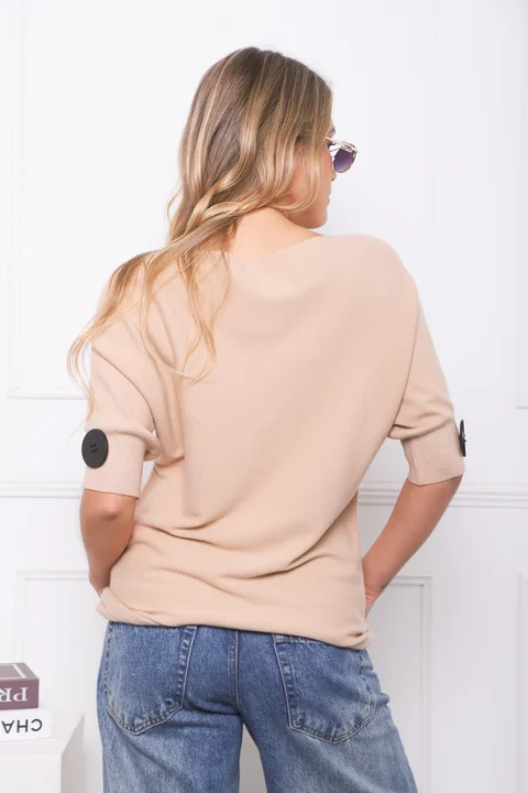 Sweater NICE Bremer Manga 3/4 y Botones GU817