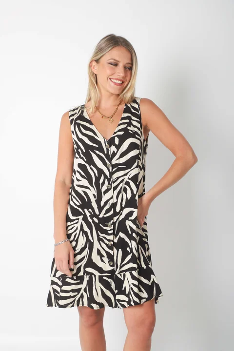 Vestido KENSINTON de LINO Abotonado  