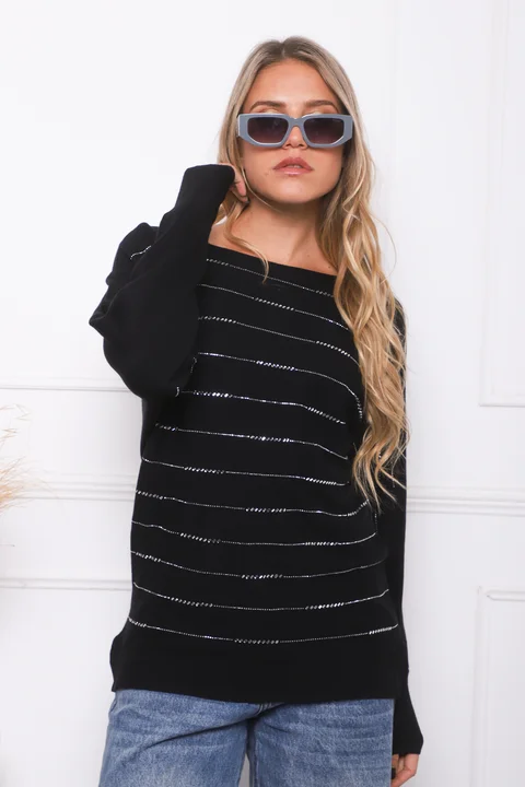 Sweater MICHELLE Bremer con Strass GU845