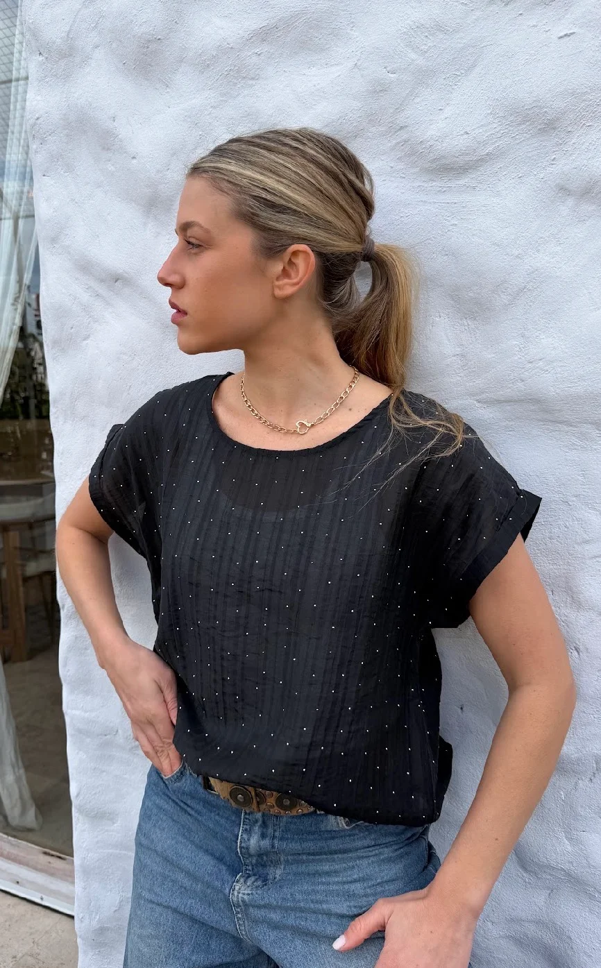 Remera ALICE Premium Bambula con Strass GU6222