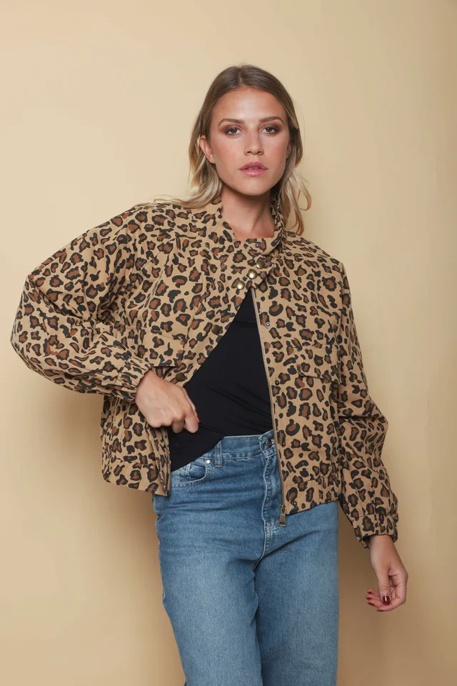 Campera BROWN PRINT Gabardina GU70064