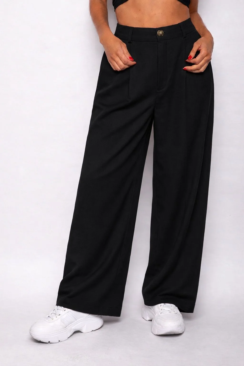 Pantalón JANE Sastrero con pasa cinto y elastico GUP33019