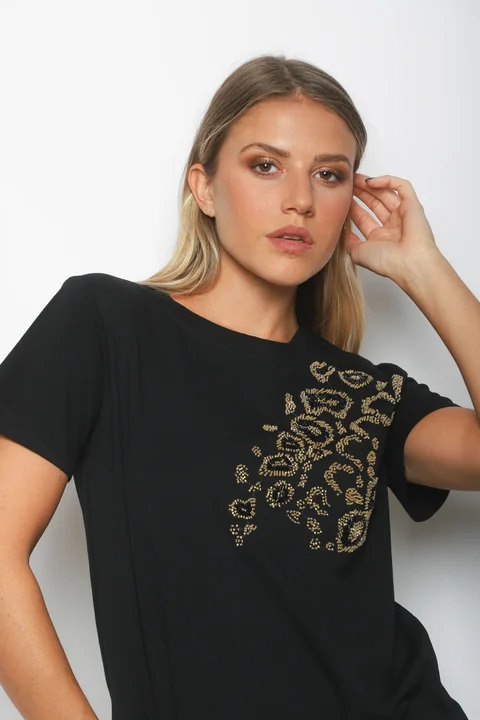 Remera BATUR C/Canutillos y Piedras GU5210