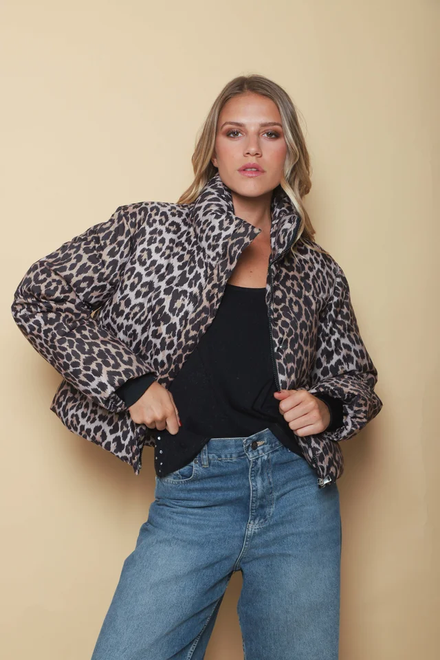 Campera Puffer Print GU78303