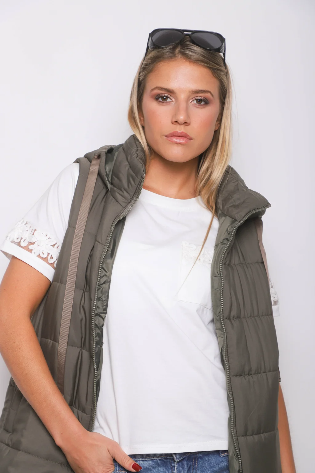 Chaleco Largo Botones ALPES GU98507