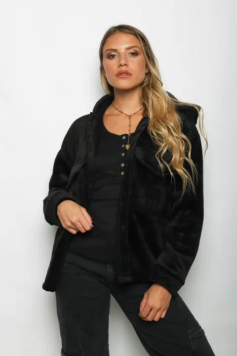 Saco GENEVA Corderoy Con Piel Adentro