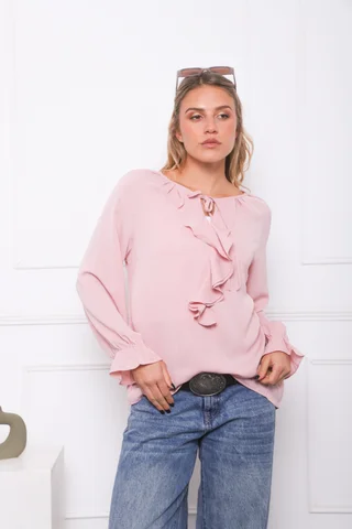 Blusa VOLTIER Gasa Chabot GU0346 - Vista 6