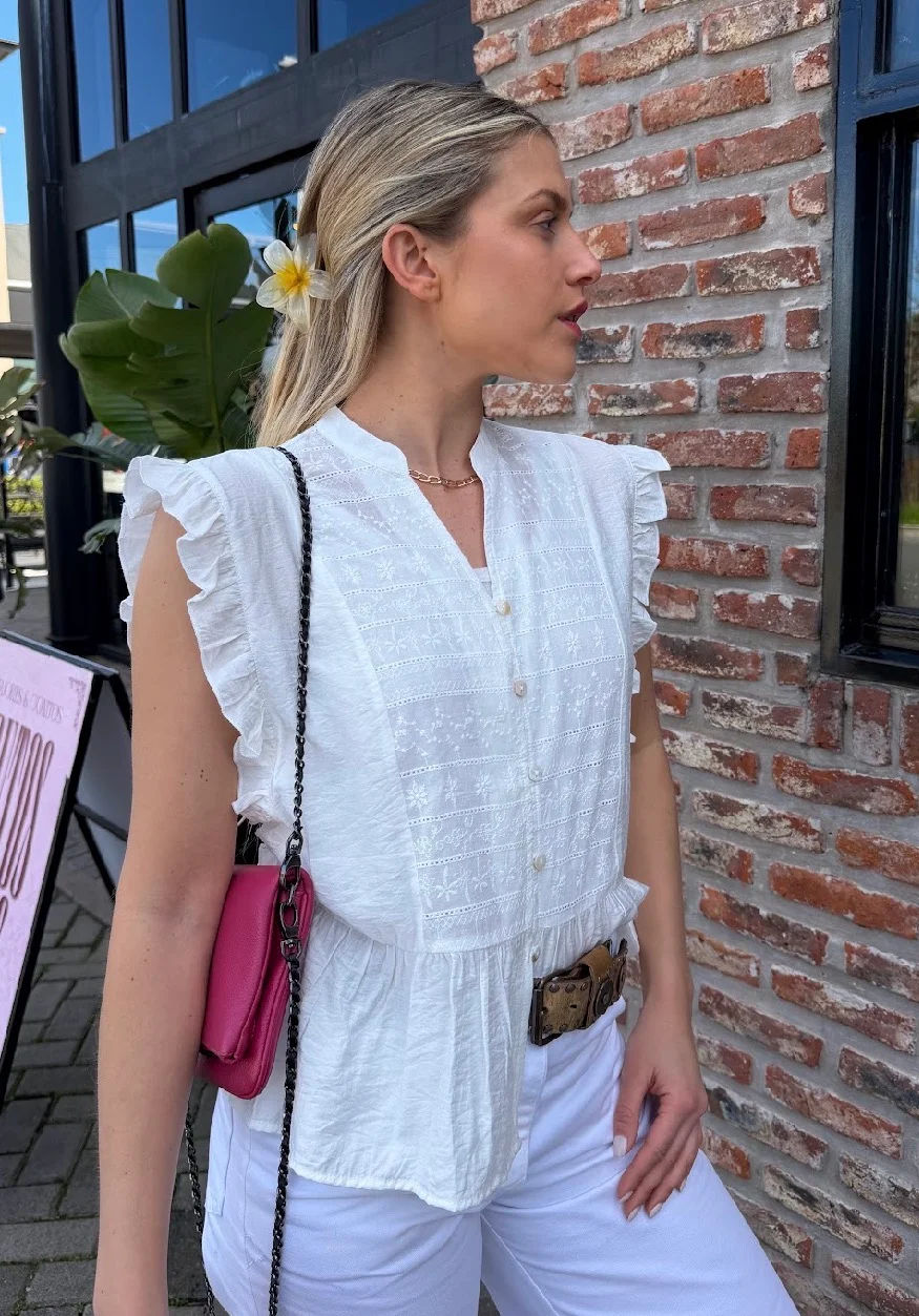 Blusa MURAI Broderie GUV54