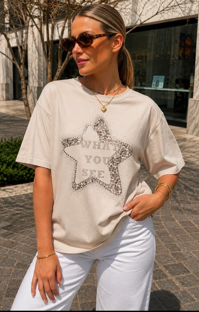 Remeron Estrella con Strass WHAT YOU SEE GU1004