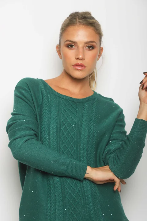 Sweater BENETH c/Brillos GUL818