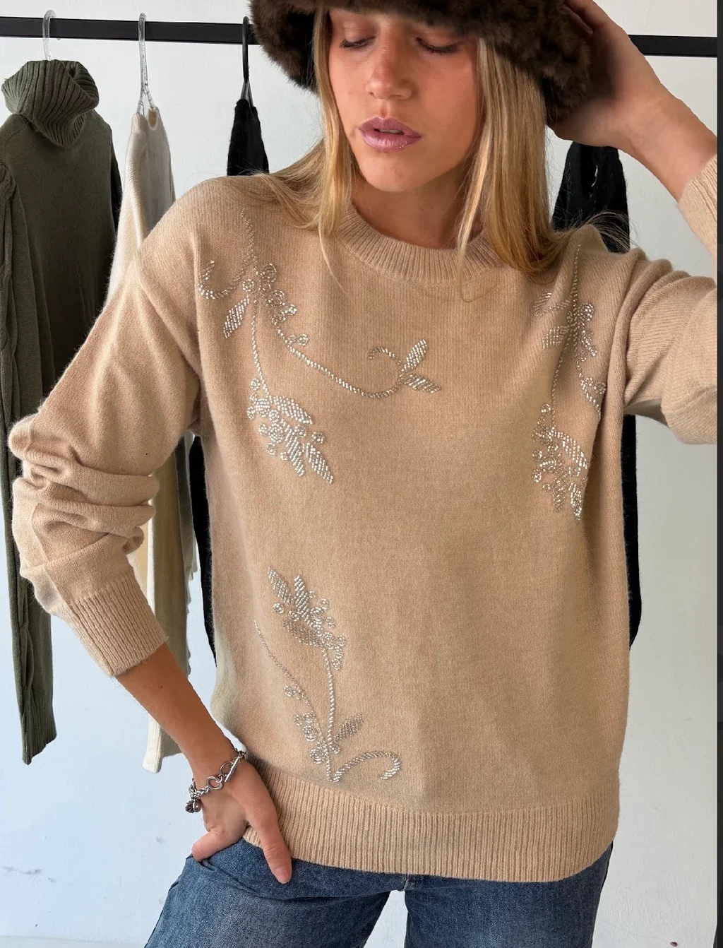 Sweater NORTH c/canutillo GU405834