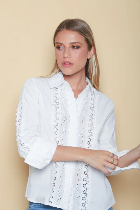 Camisa KARLY C/ Puntilla GUK4115