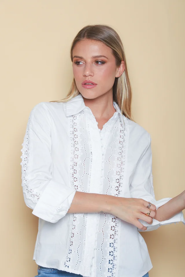 Camisa KARLY C/ Puntilla GUK4115