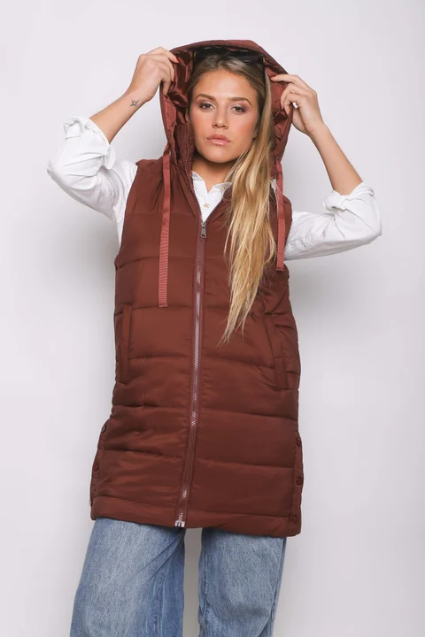 Chaleco Largo Botones ALPES GU98507