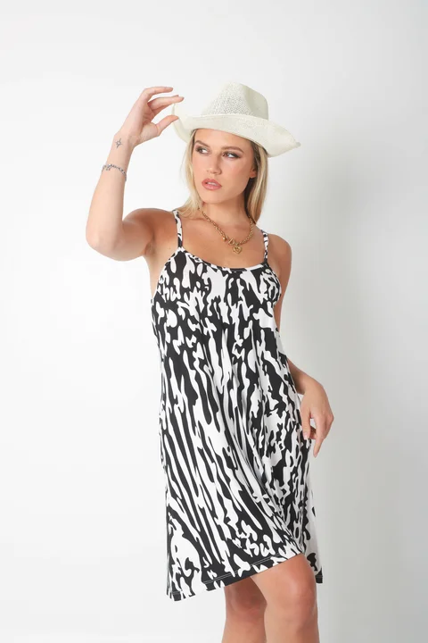 Vestido VANILA Creppe Estampado