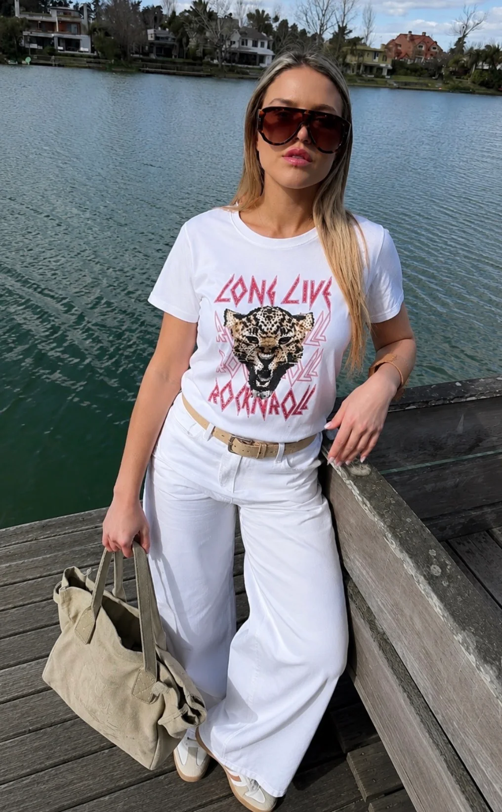 Remera Long Live Rock GU5109